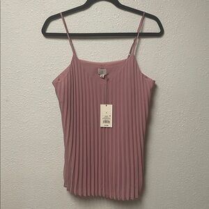 a new day Mauve Pleated Cami Top